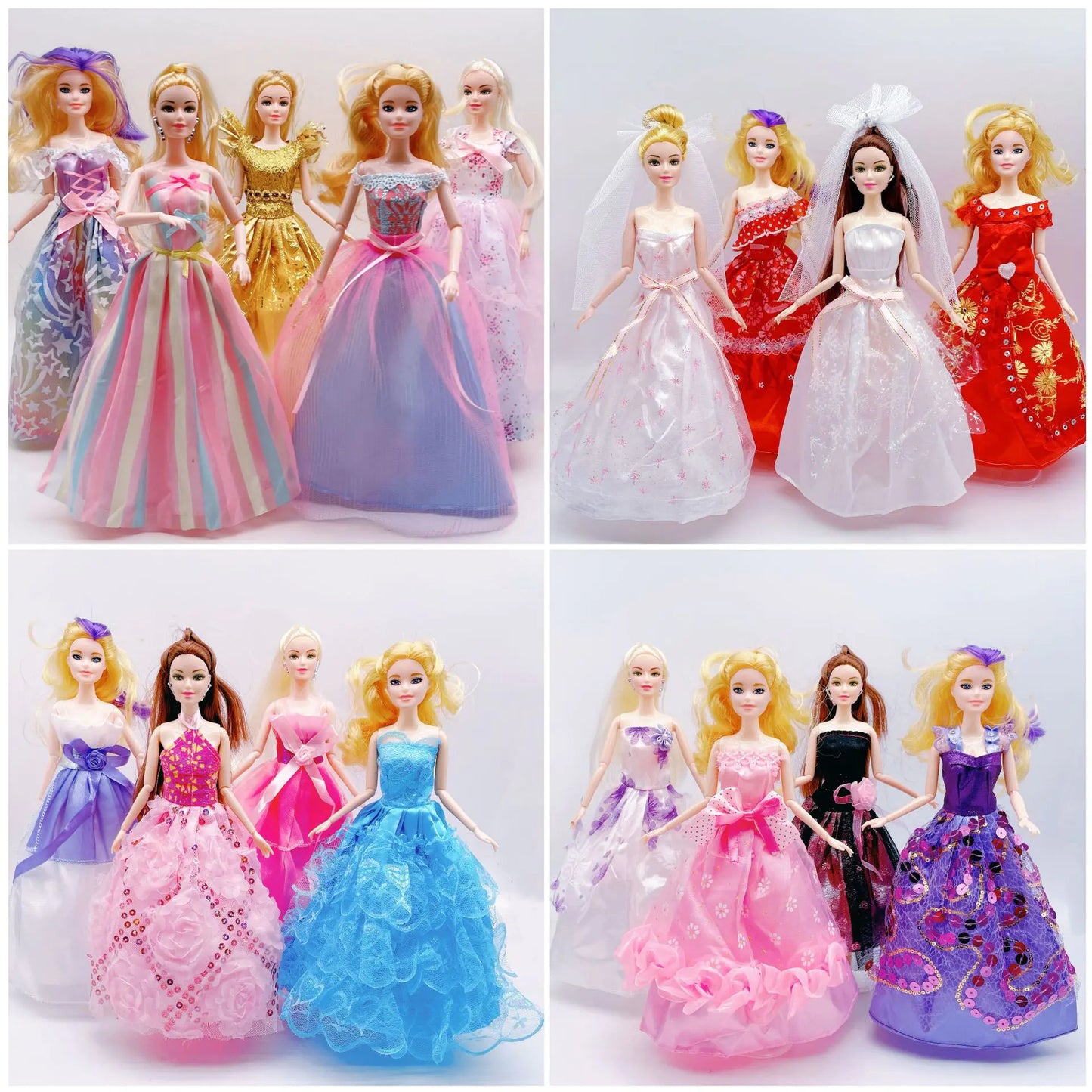 11.5-inch Barbie Doll All-inclusive Wedding Dress Outfit