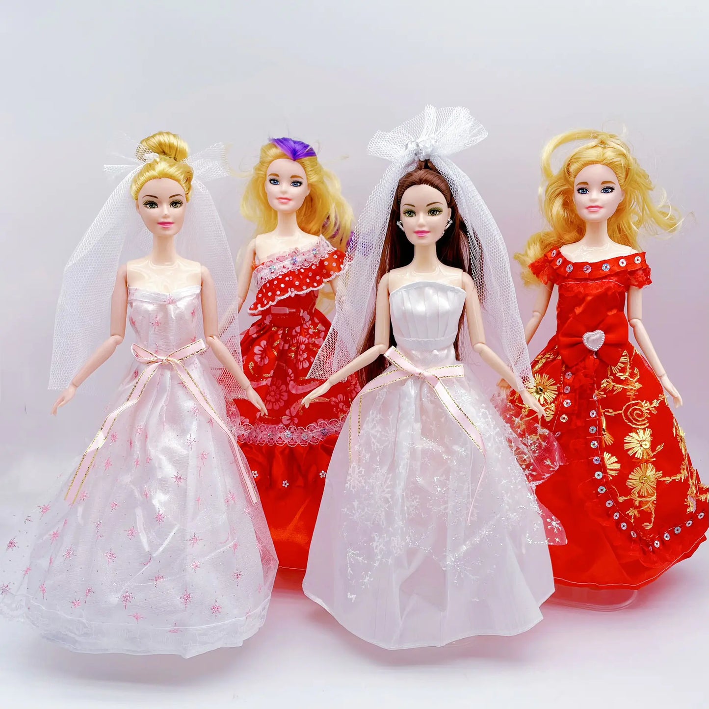 11.5-inch Barbie Doll All-inclusive Wedding Dress Outfit